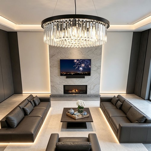 Lustre moderne luxueux - luxueux, en