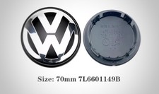 Cache moyeu VW 70mm 7L6601149B Touareg Tiguan Passat Transporter T5 T6