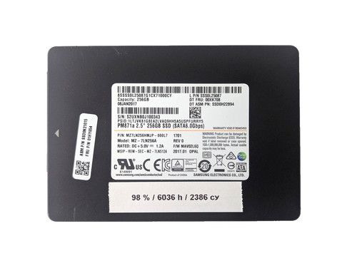 Ssd samsung pm871a 256gb - 256gb, 2,5"