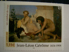 France num Yvert 3660 ** MNH Année 2004 tableau combat de coq Gérome