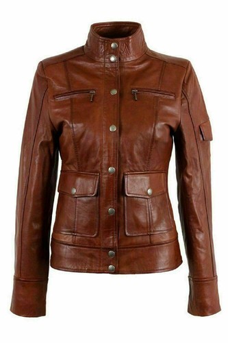 Veste cuir véritable en - veste,