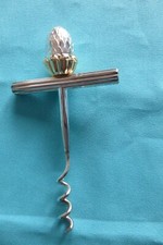 tire bouchon  métal argenté