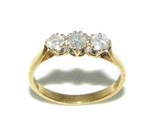 Bague En Diamant Trilogy En Or