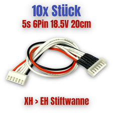 ✅ 10x 5s 6Pin Lipo Câble d'équilibrage JST XH mâle vers EH bac à broches Koka...