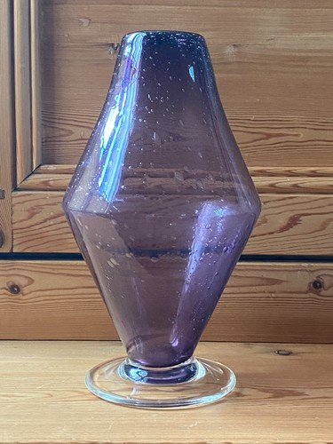 Vase années verre - verre, épais