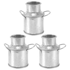  3 Pcs Pot De Lait Vase Mini
