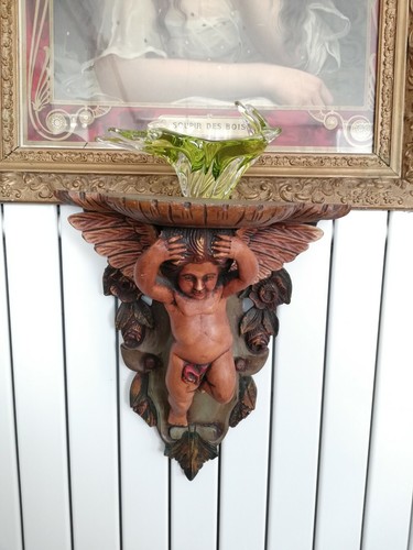 Console ancienne bois - console,