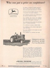 JOHN DEERE Publicité 1 Page