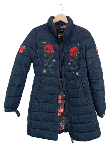 Desigual doudoune femme bleu - doudoune,