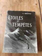 livre étoiles et tempête de gaston Rebuffat édition 1er trim 1955