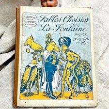 FABLES CHOISIES EDITION DE LA GRANDE GUERRE ILLUSTRATION LIG 1916