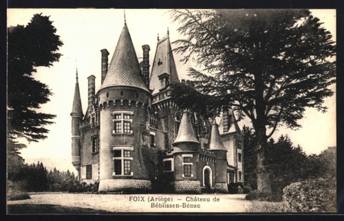 Cpa foix ariège château - foix, /ariège,