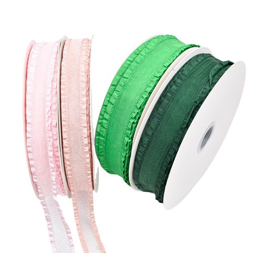 Ruban organza froncé