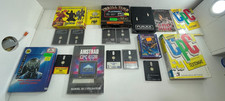 Lot de de jeux livres logiciels AMSTRAD CPC vintage gaming.
