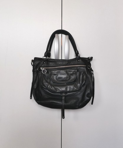 Sac main noir cuir - sac, à