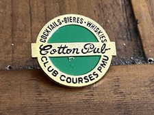 PINS PIN SPORT HIPPISME CHEVAL PMU BIERE BEER WHISKIES WHISKEY COTTON PUB
