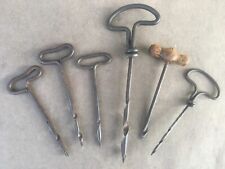 6 anciennes petites vrilles / Perçage / Cordonnier / Menuisier / Outils anciens