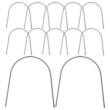  Lot de 10 arceaux de jardin pour serre tunnel – Support de couverture de serre