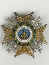 ESPAGNE PLAQUE DE COMMANDEUR ORDRE MILITAIRE SAINT HERMÉNÉGILDE GENERAL FRANCO