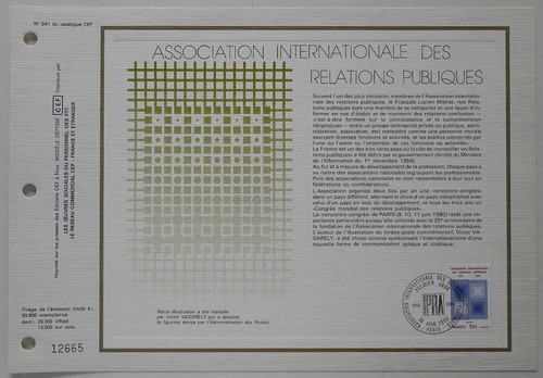 Feuillet cef 1er - feuillet, 1980
