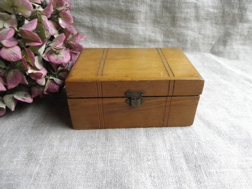 Boîte bois ancienne - bois,