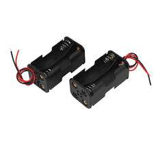 2pcs 6V sortie 4x pile AA Boîtier rangement double couche support fil électrique