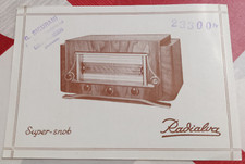 ancienne publicite radio radialva super snob