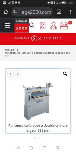 Ponceuse calibreuse - ponceuse,