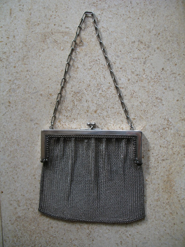 Ancien sac bal maille - sac,