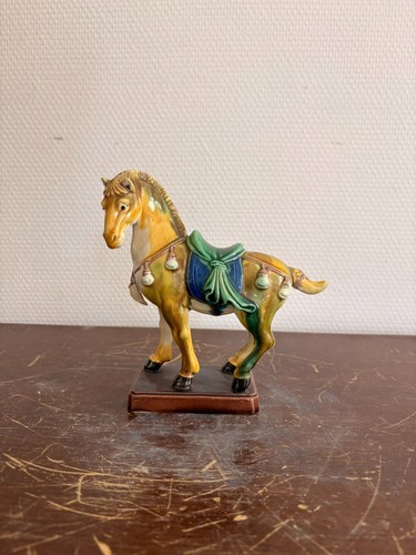 Statuette cheval tang - statuette, en