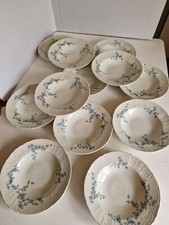 Lot De 12 Assiettes Creuse Bernadotte Porcelaine Fine De Bohême Czecoslovakia