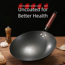 Poêle à frire Wok en fonte