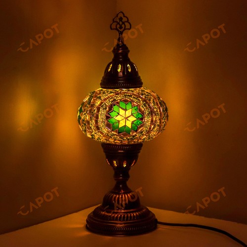 Lampe bureau mosaïque - lampe, de