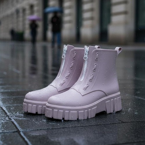 Bottes pluie plateforme - de,