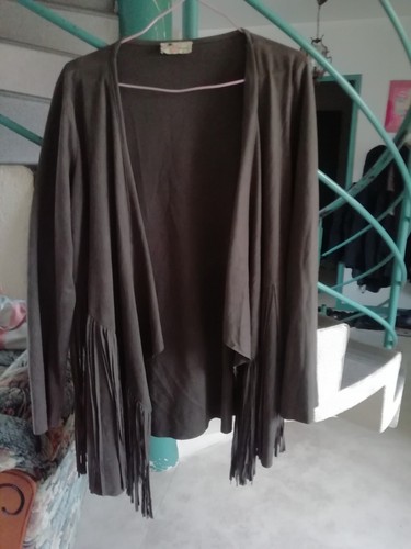 Veste franche vert foncé - à,