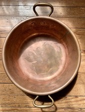 chaudron en cuivre ancien 