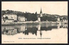 CPA Fontaine, Vue du village