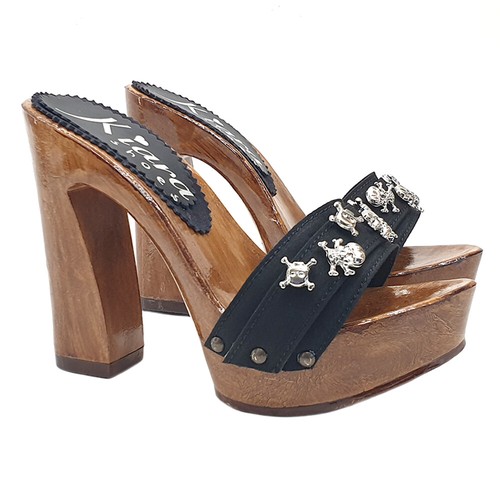 Mules femme kh12 nero bride - femme,