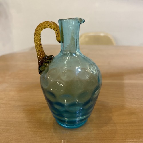 Carafe bleue verre france - bleue, en