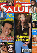 Magazine SALUT n°85, BUFFY, Billy CRAWFORD, CHARMED, LORIE, L 5, PINK, FARMER  