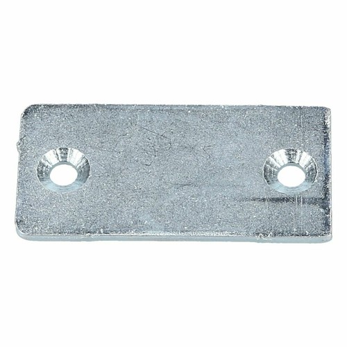 Plaque fixation pour - plaque, porte