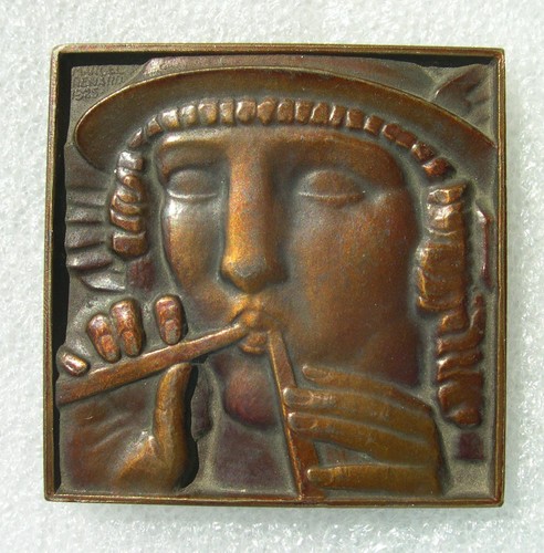Medaille art deco joueur - medaille,
