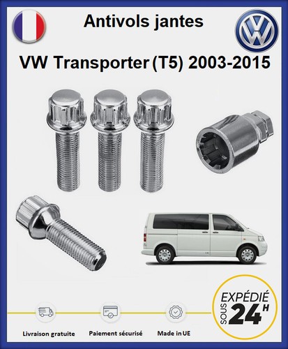 Ecrous antivol roues vw - antivol,
