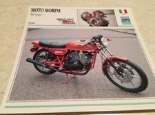 Fiche moto collection Atlas motorcycle Moto Morini 500 sport 1979