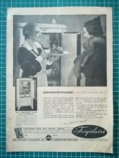 209 Publicité ancienne 1950 35x24cm Frigidaire dos couveuses poussins