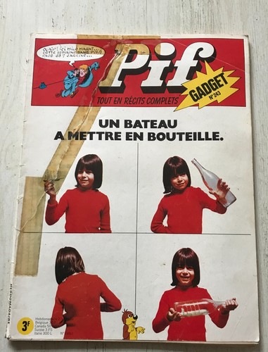 Magazine pif gadget ancien - magazine,