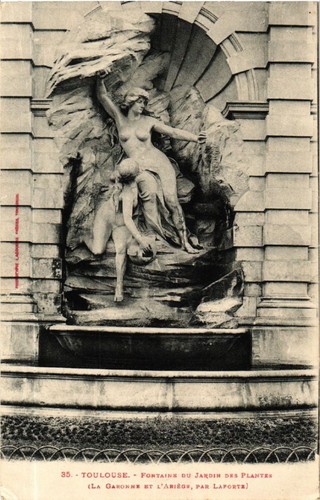 Cpa toulouse fontaine - ak, du