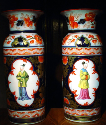 Paire vases porcelaine de - porcelaine,