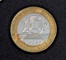 10 FRANCS 1989 GENIE FDC SORTI DU COFFRET FLEURS DE COINS