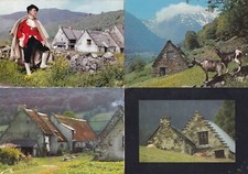 Lot de 4 cartes postales